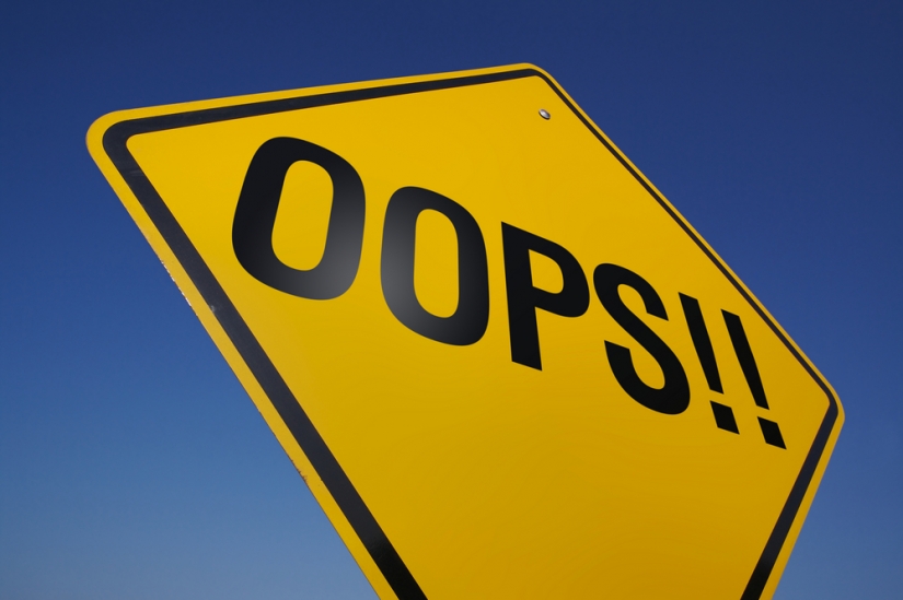 Oops Sign