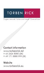 Torben Rick Business Card