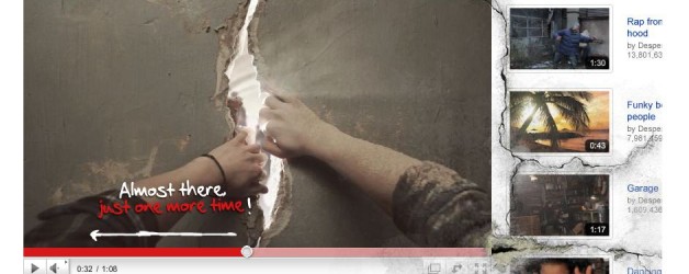 Impressive interactive video campaign on YouTube