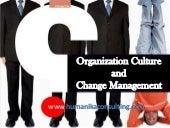 Change management and organization ...