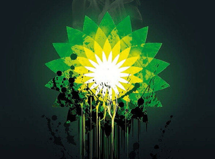 Flash mob protest against BP - Facebook used to arrange flash mob