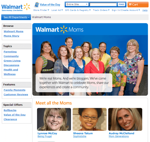 Walmart - Get customer feedback through virtual panels