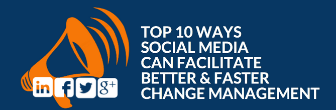 social media can facilitate change management