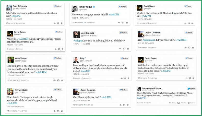 Back to the drawing board - #AskJPM - JPM social media fail Back to the drawing board - #AskJPM - JPM social media fail