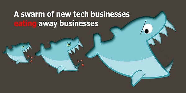 Disrupted but not destroyed by technology