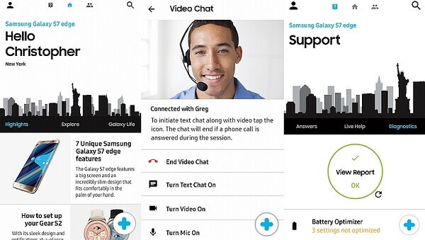 Samsung Suppoert App - Apps is killing email
