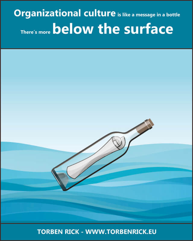 Organizational culture - Below the waterline - Message in a bottle