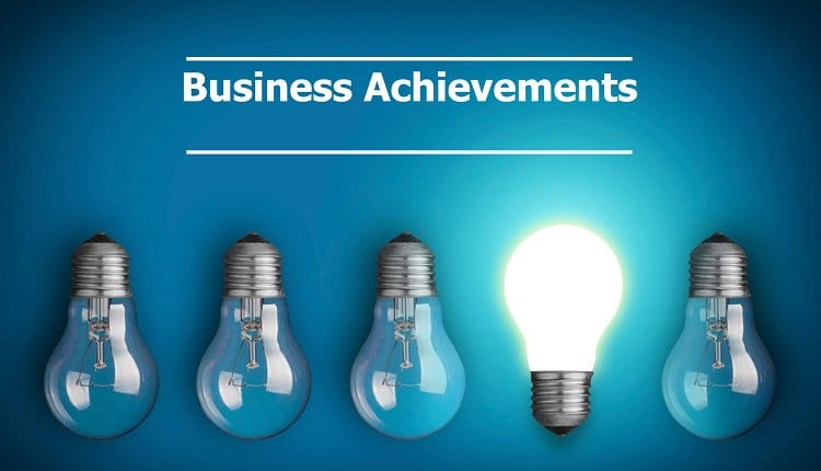 Business Achievements – Erfolge – Resultater Business Achievements – Erfolge – Resultater