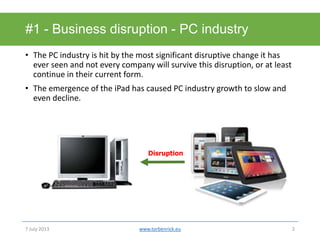 Confronted with an increasing rate of change• We live in times of change.• It is a new era in which the word “disruption...