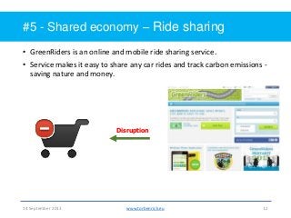 Shared economy - Collaborative consumption - The sharing economy Slide 12