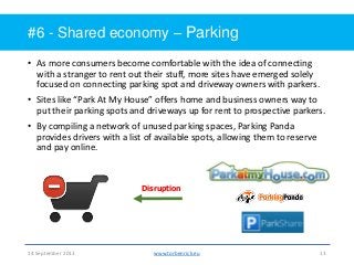 Shared economy - Collaborative consumption - The sharing economy Slide 13