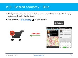 Shared economy - Collaborative consumption - The sharing economy Slide 20