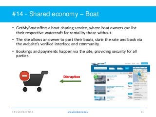 Shared economy - Collaborative consumption - The sharing economy Slide 21