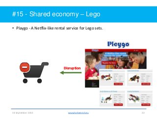 Shared economy - Collaborative consumption - The sharing economy Slide 22