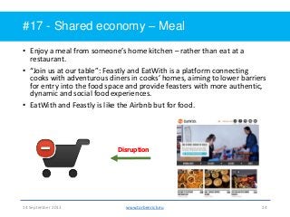 Shared economy - Collaborative consumption - The sharing economy Slide 24