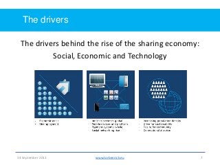 Shared economy - Collaborative consumption - The sharing economy Slide 7